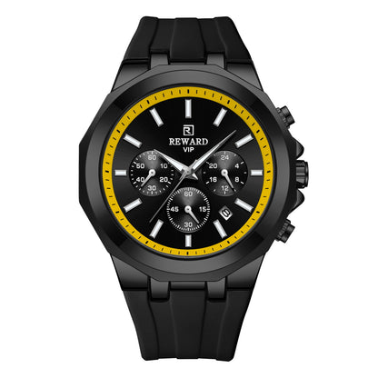 Silicone Band Quartz Sports Men's Watch