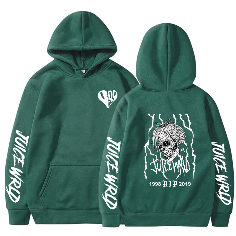 Men's And Women's Printed Loose Hoodie