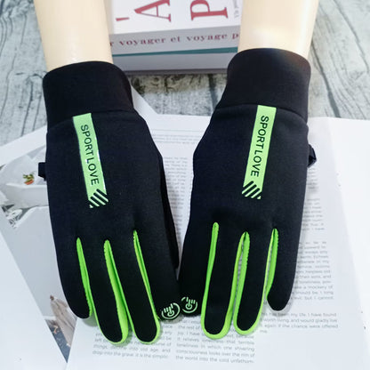 Men's And Women's Touch Screen Riding Full Finger Gloves