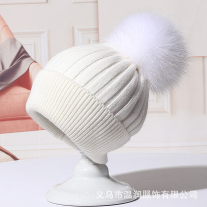 Women's Autumn Winter Woolen Cap Korean Style