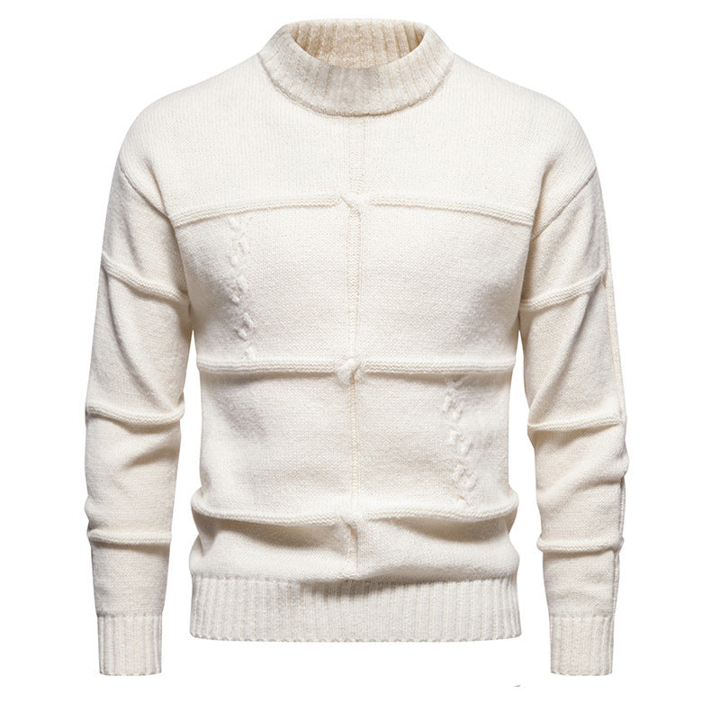 Crew Neck Casual Slim-fit Jumper