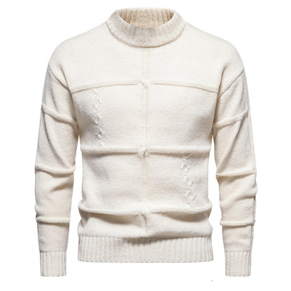 Crew Neck Casual Slim-fit Jumper