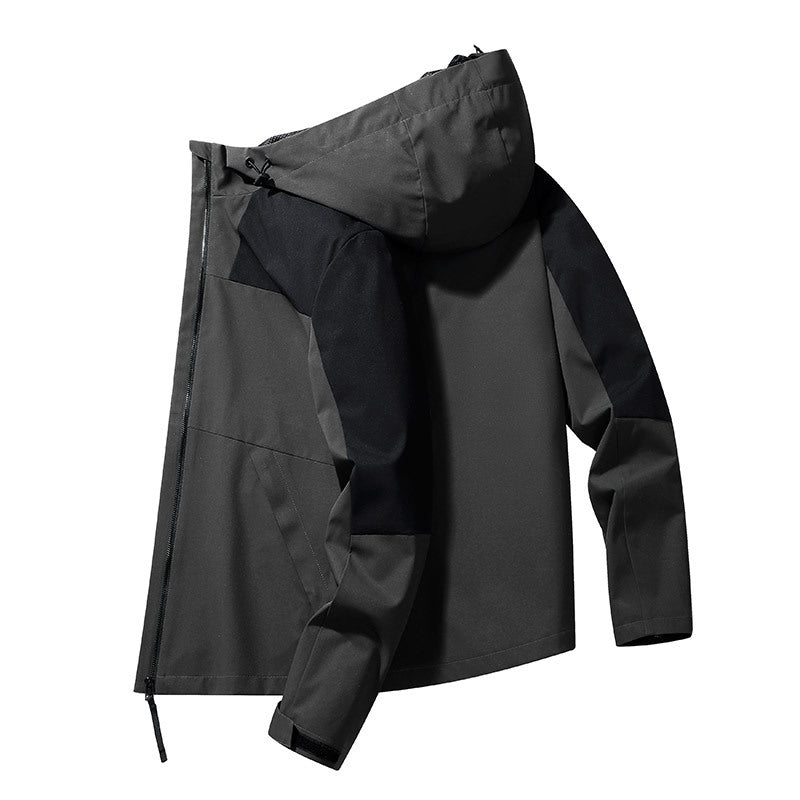 Men's And Women's Autumn Hooded Waterproof Windproof Jacket