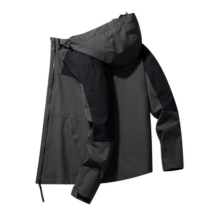 Men's And Women's Autumn Hooded Waterproof Windproof Jacket