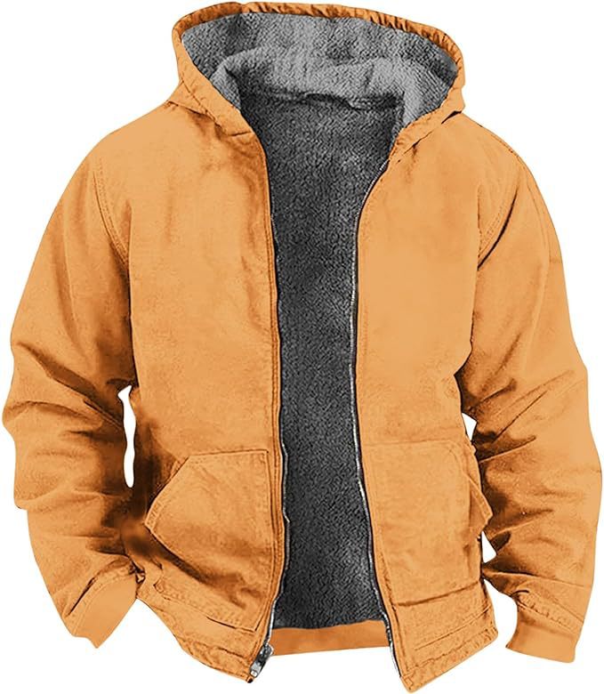 Cross Border Multi-color Solid Color 3D Printing Digital Printing Hooded Sweater Brown Lining Cotton-padded Jacket