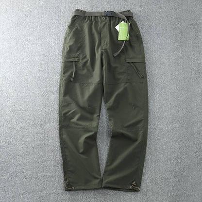 Multi-pocket Straight Cargo Men's Loose Casual Pants