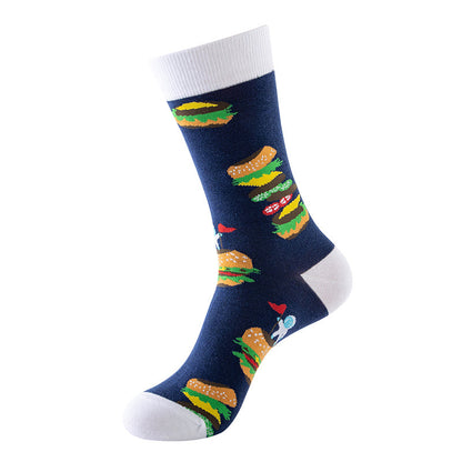 Mid-tube Star Animal Tide Socks