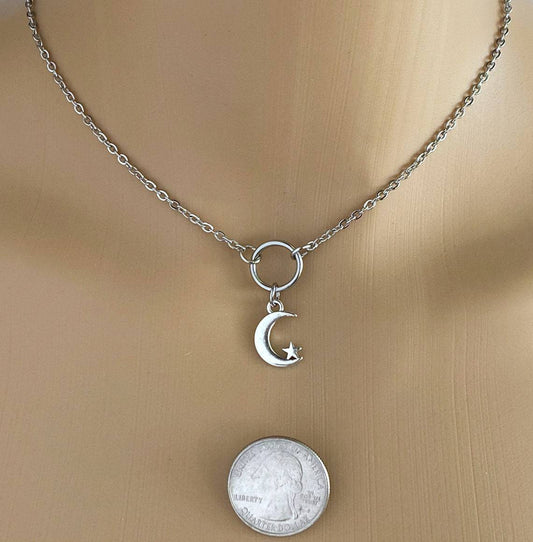 Moon XINGX-low Profile O-ring Gift Necklace