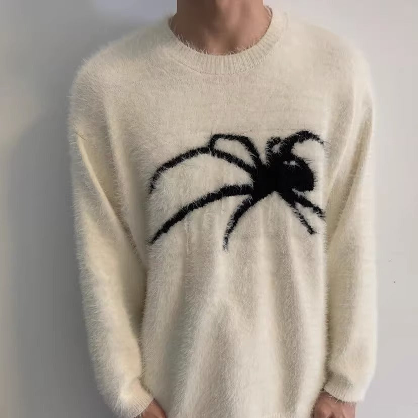 Spider Men's And Women's Loose High-grade Special-interest Design Sweater