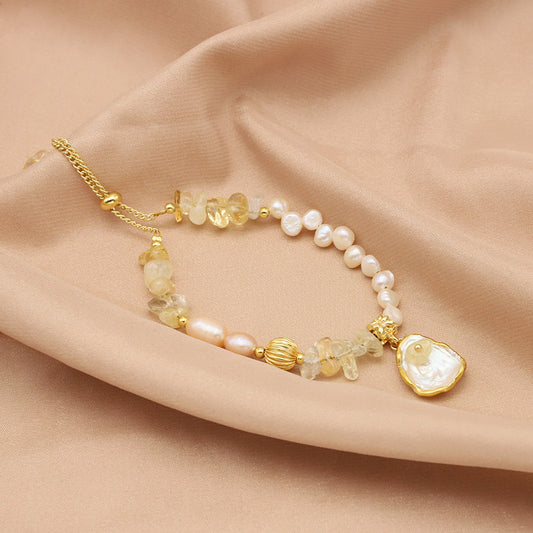 Natural Pearl Bracelet Cute Niche