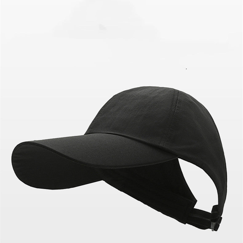 Summer Quick-drying Sunscreen Soft Top Topless Hat