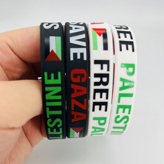 Flag Commemorative Belief Silicone Bracelet