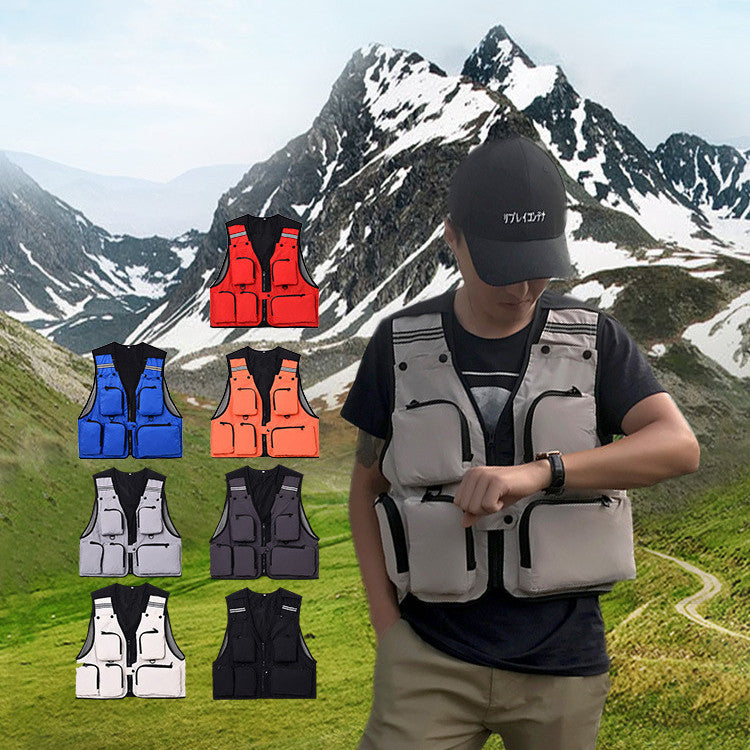 Multi-pocket Photography Vest Fishing Vest For Men And Women