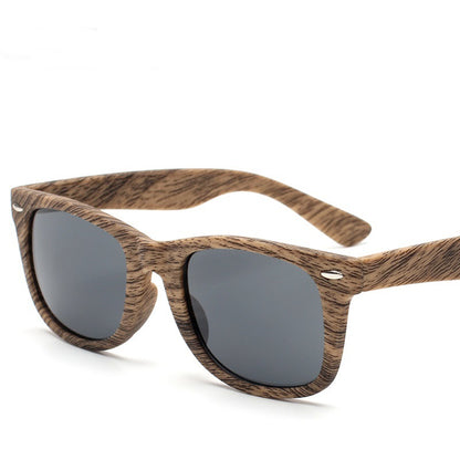 Wood Grain Classic Retro M Nail Sun Glasses