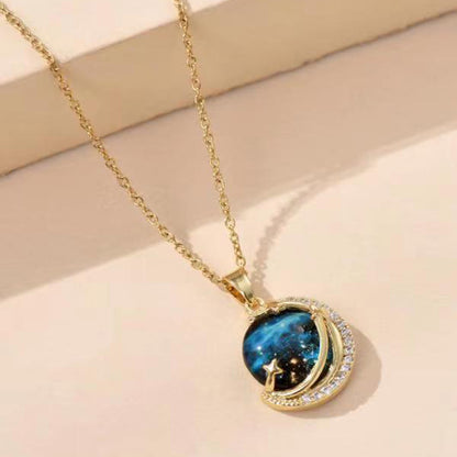 Star Twelve Constellation Fashion Short Necklace