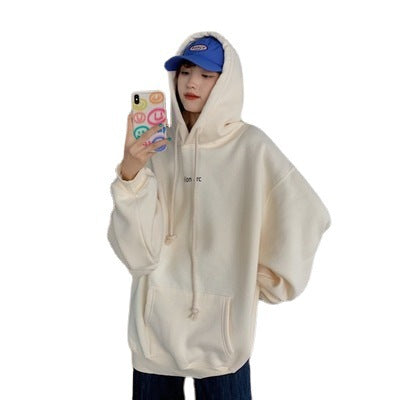 Women's Fashion Hooded Loose Versatile Coat Top