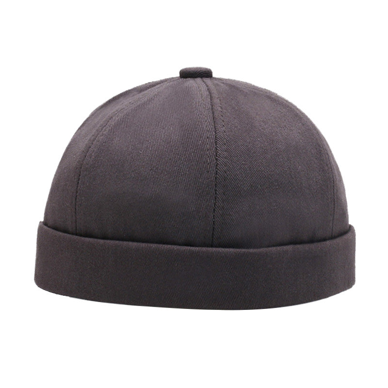 Skullcap Summer Hat Men's Autumn Brimless Cotton-padded Cap