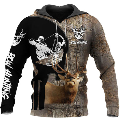 3D Digital Printing Autumn And Winter Animal Pattern Men's Outdoor Sports Pullover Hoodies