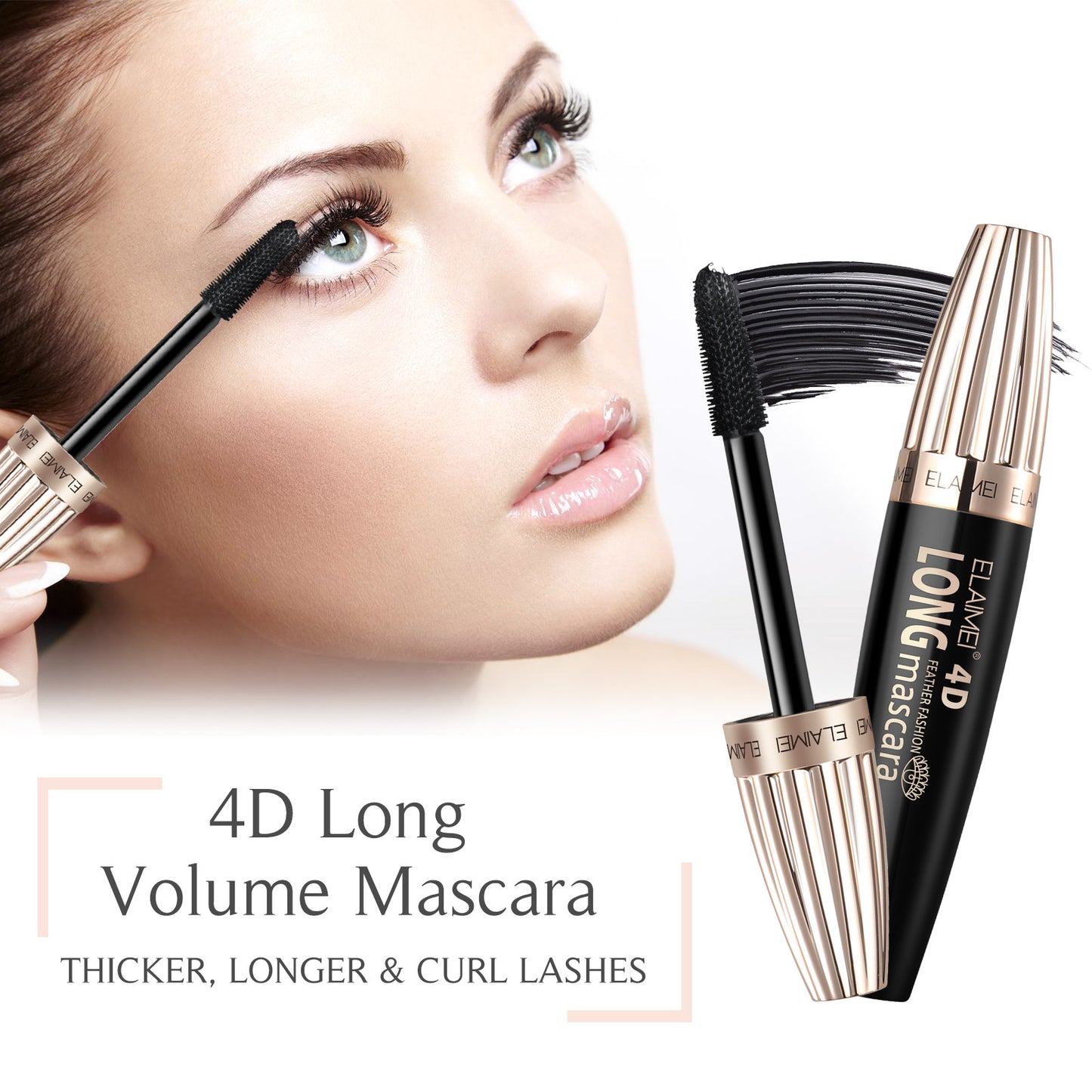 Long 4D Curling SUNFLOWER Durable Mascara