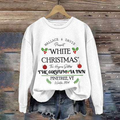 Autumn Winter New Pullover Digital Printing Women's Christmas Street Trend Round Neck Top