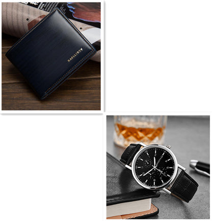 Simple Leather Belt Men's Quartz Watch