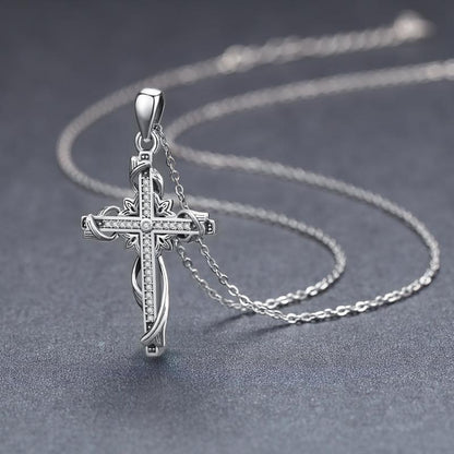 925 Sterling Silver for Women Cross Pendant Cross Jewelry Cross Necklace