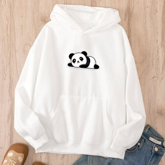 European And American Panda Oversized Soft Hoodie