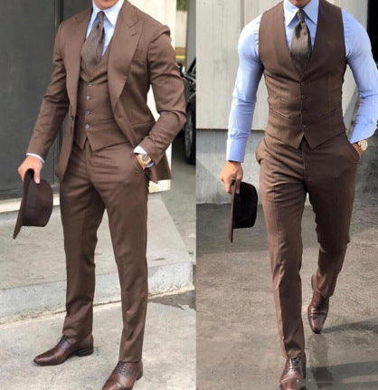 Men's Three-piece Suit Wedding Best Man