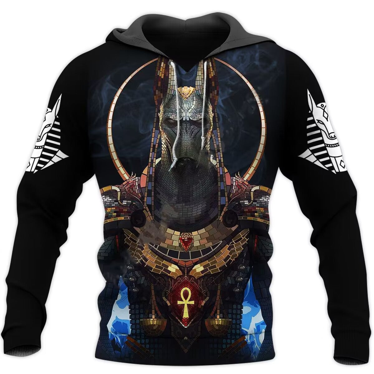 Spring And Autumn Fashion 3D Sweater Viking Warrior Printing