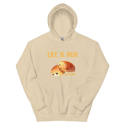 Bread Printed Velvet Hooded Sweater For Men And Women