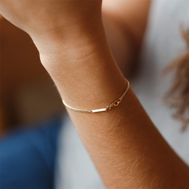 Gold-plated Stainless Steel Bracelet Fashion