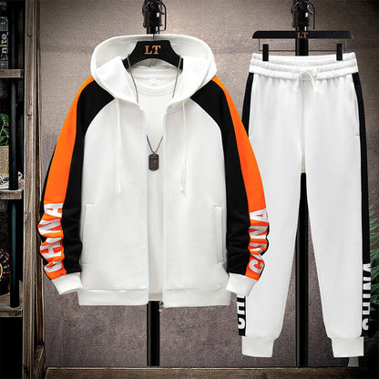 Casual Sports Suit Men's Loose Sportswear Hooded