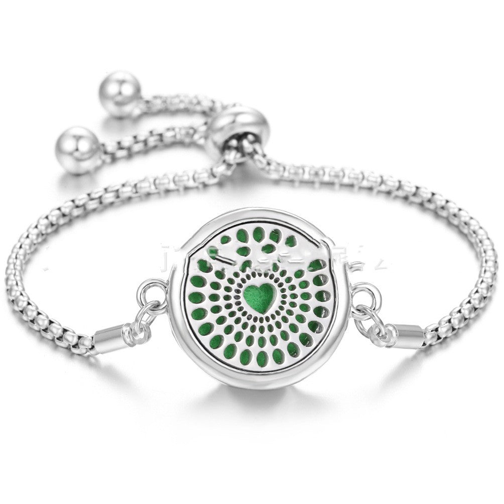 Lucky Tree Aromatherapy Oil Bracelet Stainless Steel