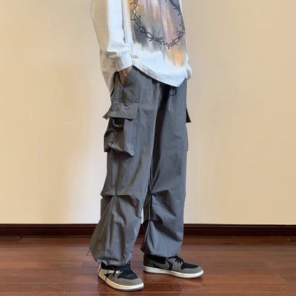 Loose Straight Cargo Pants Spring And Autumn Men