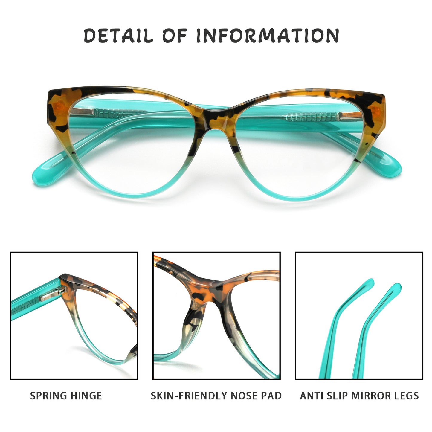 European And American Fashion Blue Light Glasses Frame