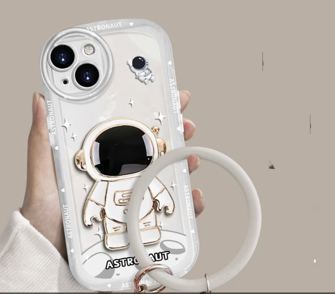 Space High-value Planet Astronaut Bracket Mobile Phone Case