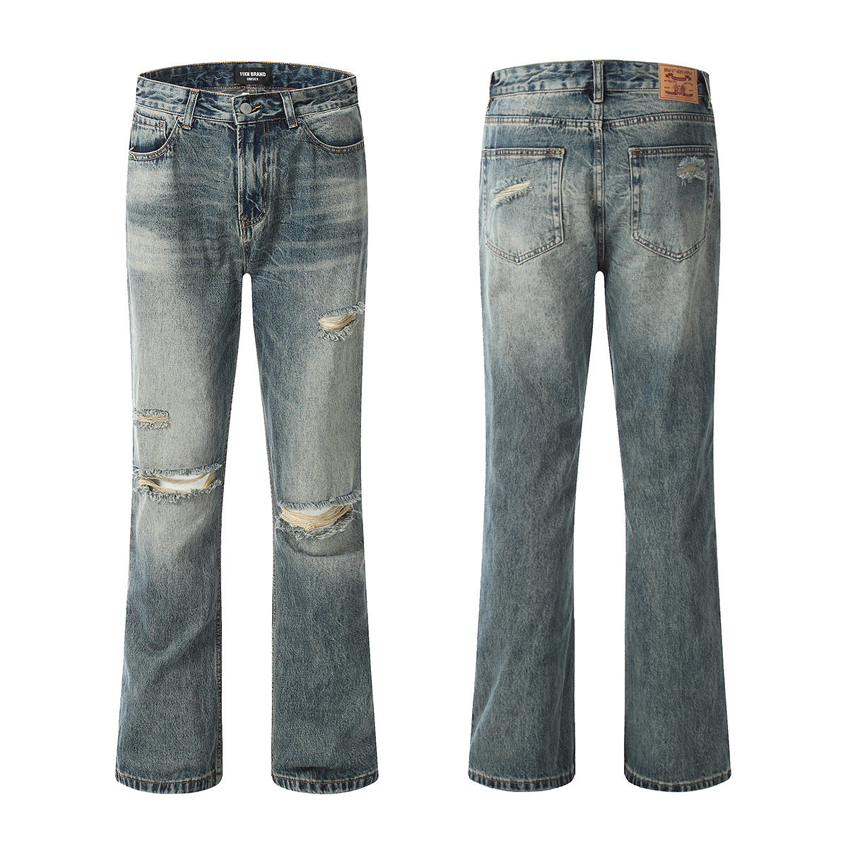 Loose Straight American Retro Jeans