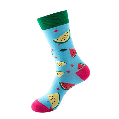 Mid-tube Star Animal Tide Socks