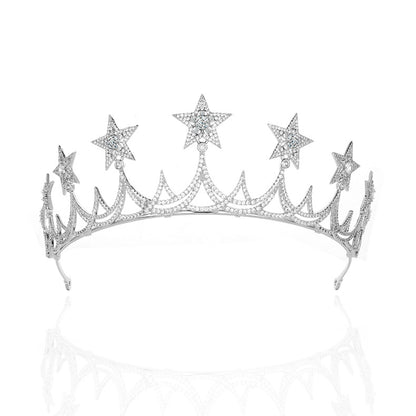 Wedding Accessories Zircon Copper Crown