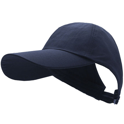 Summer Quick-drying Sunscreen Soft Top Topless Hat