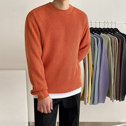 Pullover Crew Neck Casual Warm Sweater