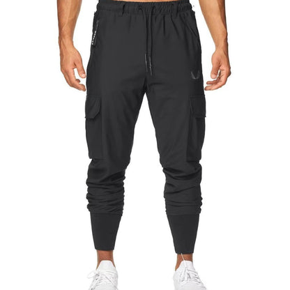 Fitness Sports Men Autumn And Winter Running Feet Casual Sports Trousers