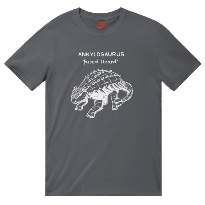 European And American Dragon Dinosaur Digital Printing Casual Round Neck T-shirt