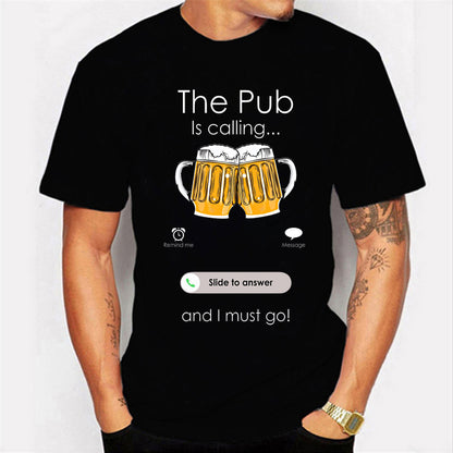 Men's T-shirt Weekend Casual Friday Beer Casual