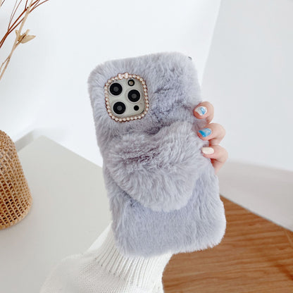 Plush Cartoon Silicone Phone Shell