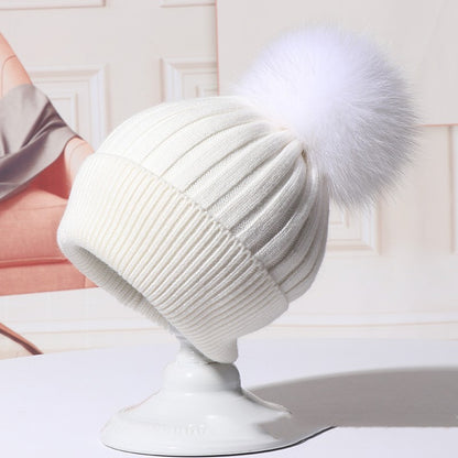 Women's Autumn Winter Woolen Cap Korean Style