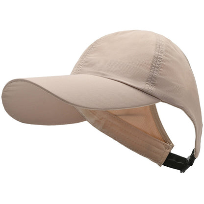 Summer Quick-drying Sunscreen Soft Top Topless Hat