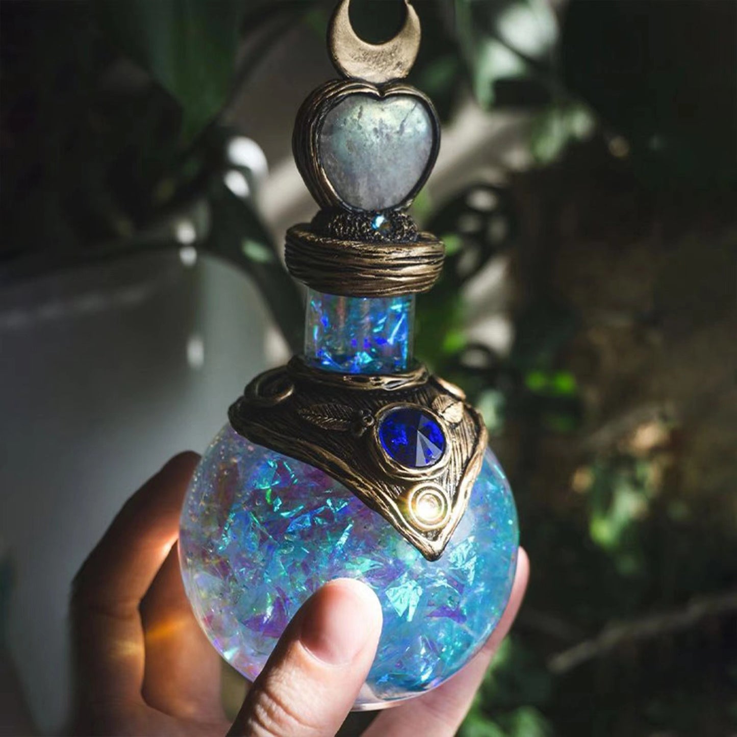 New Creative Magic Moon Bottle Shining Mermaid