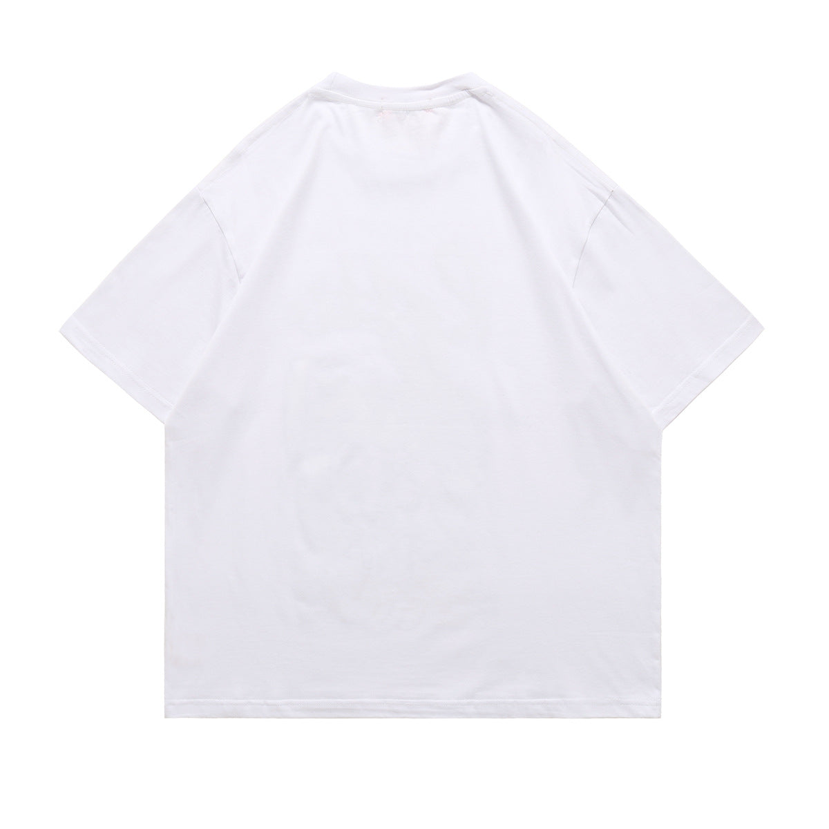 Loose Short Sleeve Pullover Round Neck Youth T-shirt Casual