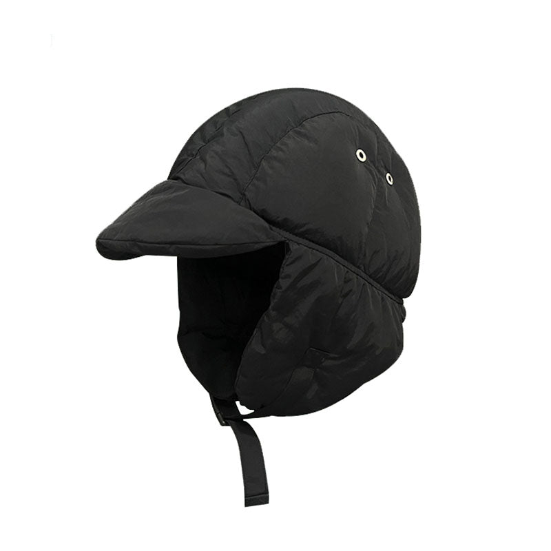 Down Cotton-padded Cap Women's Light Warm Ear Protection